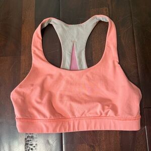 Lululemon Invigorate Bra Size 6 Pop Orange No Padding W2ALFS